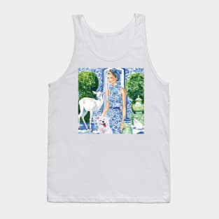 The world in blue and white Tank Top